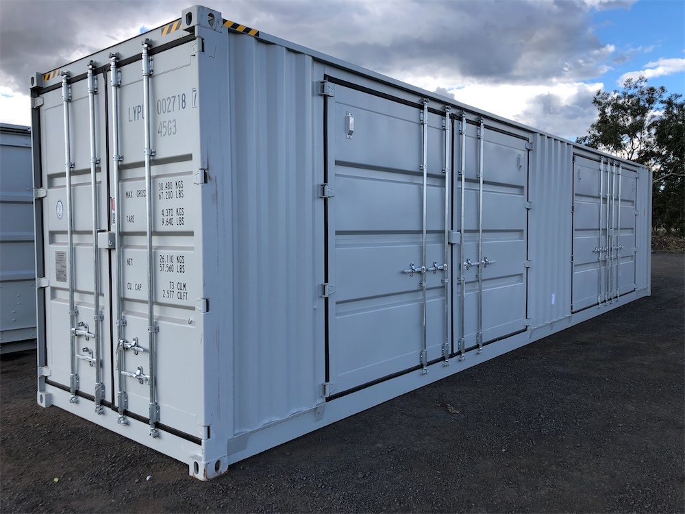 40ft Side Opening Container 2 x Large Doors Excavation Equipment