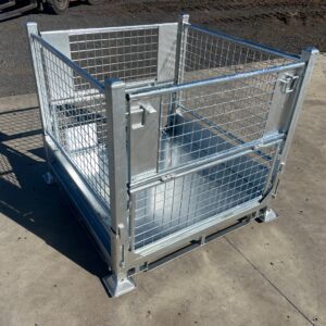 Galvanised Stackable Steel Transport / Storage Cage
