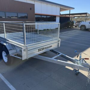 8ft x 5ft Tandem Trailer with Cage
