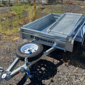 Galvanised 6ft x 4ft Box Trailer with Cage