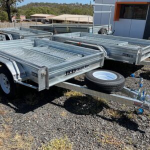 8ft x 5ft Tandem Trailer with Cage